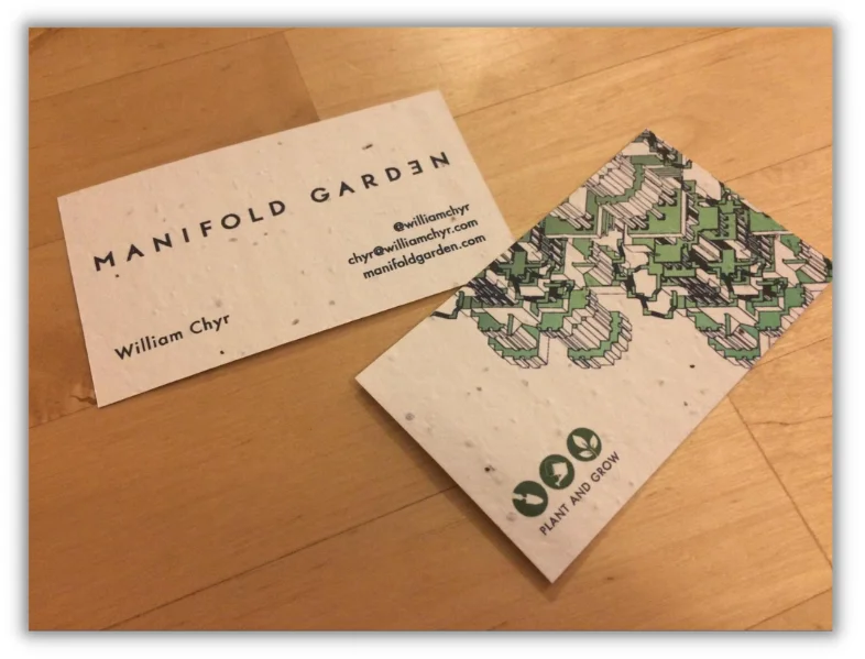 business card marketing collateral example