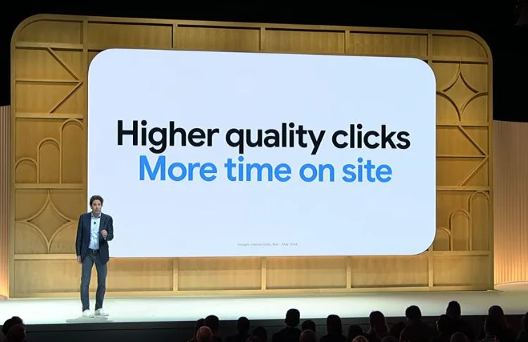 Google updates - screenshot from google marketing live.