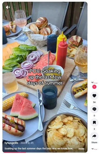 august social media ideas - tiktok video
