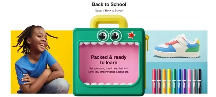 back-to-school slogans - example website copy for back to school