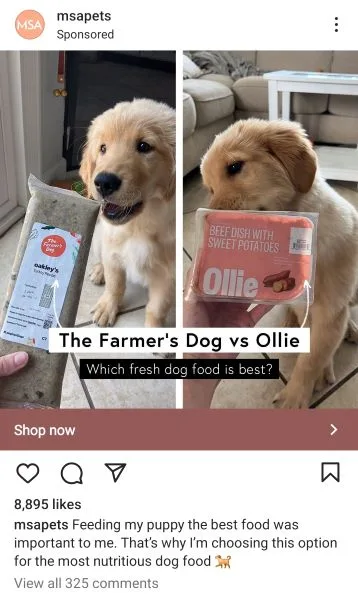 Instagram ad examples - May subscription addiction ad