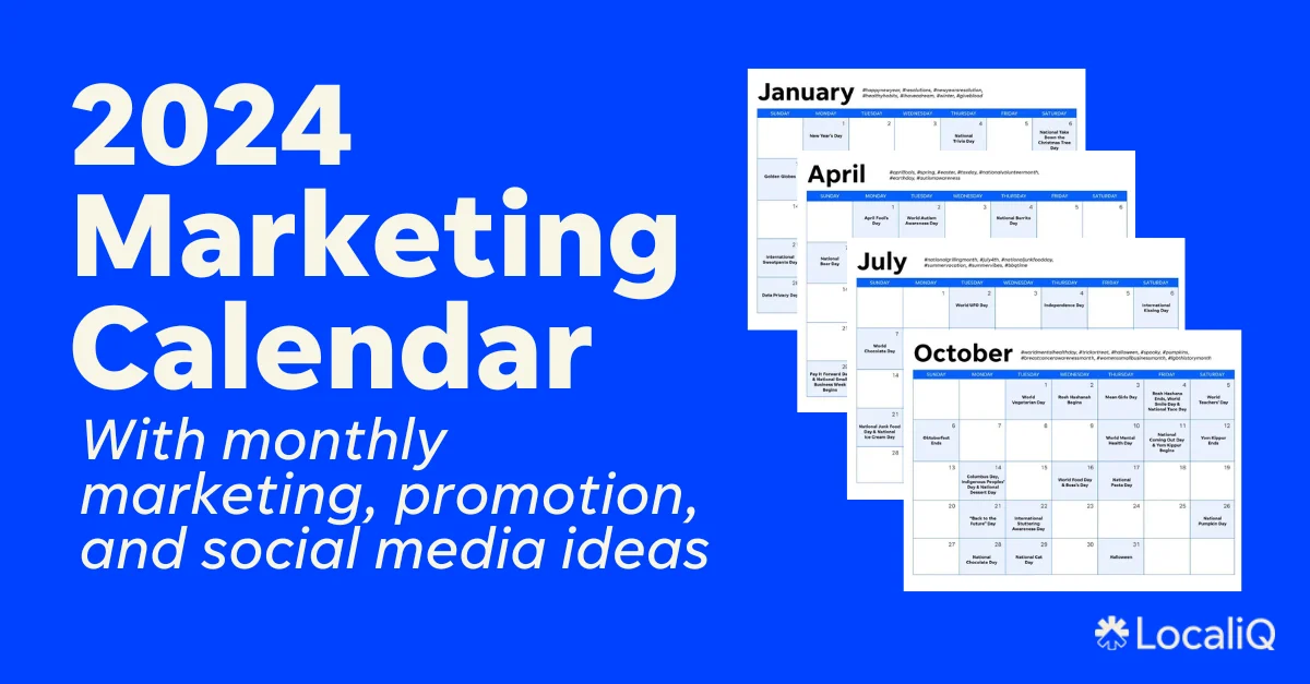 Your Essential 2024 Marketing Calendar Template