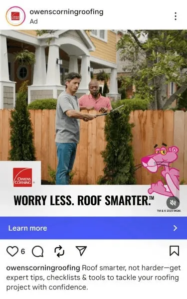 Social media lead generation - corning ad