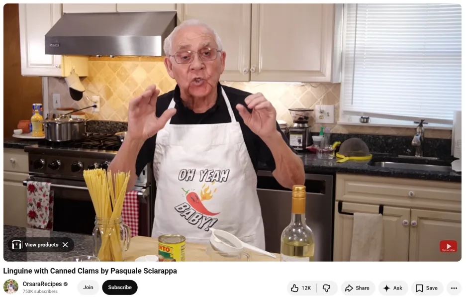Social media lead generation - chef youtube video