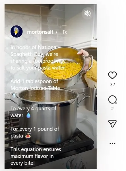 social media holidays - january example