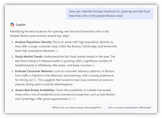 ai prompts for business - franchise