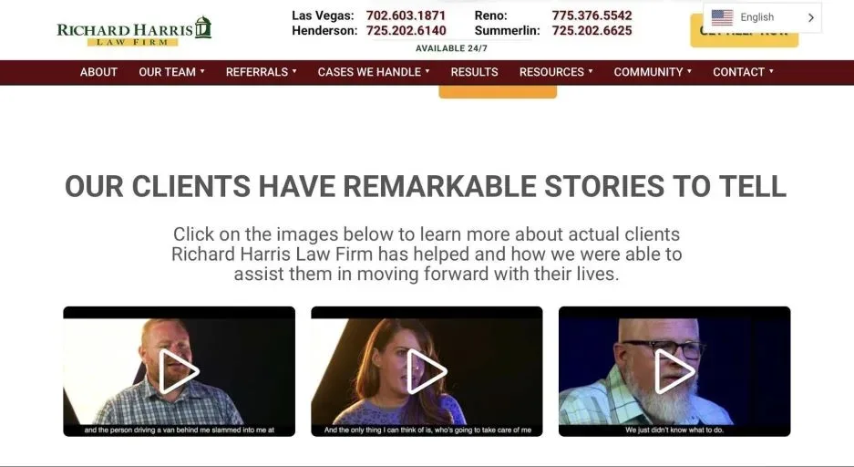 customer testimonial examples - lawyer example.