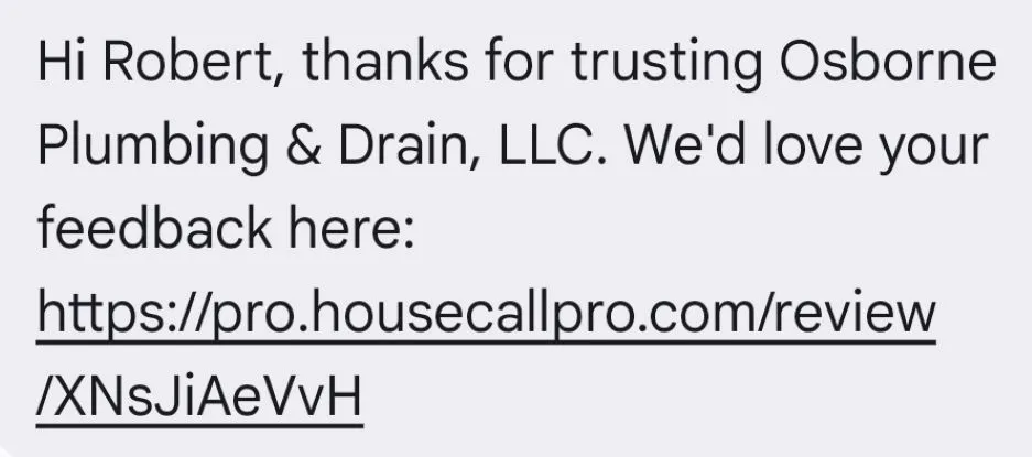 customer testimonial examples - text request