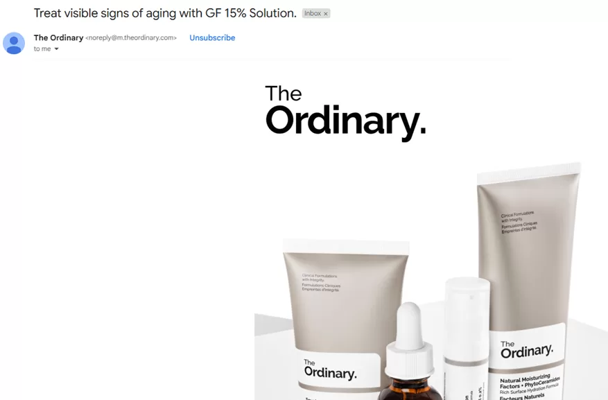 headline examples - headline for the Ordinary newsletter.