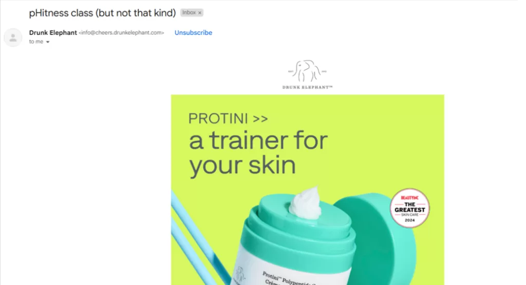 headline examples - headline for a Protine newsletter.