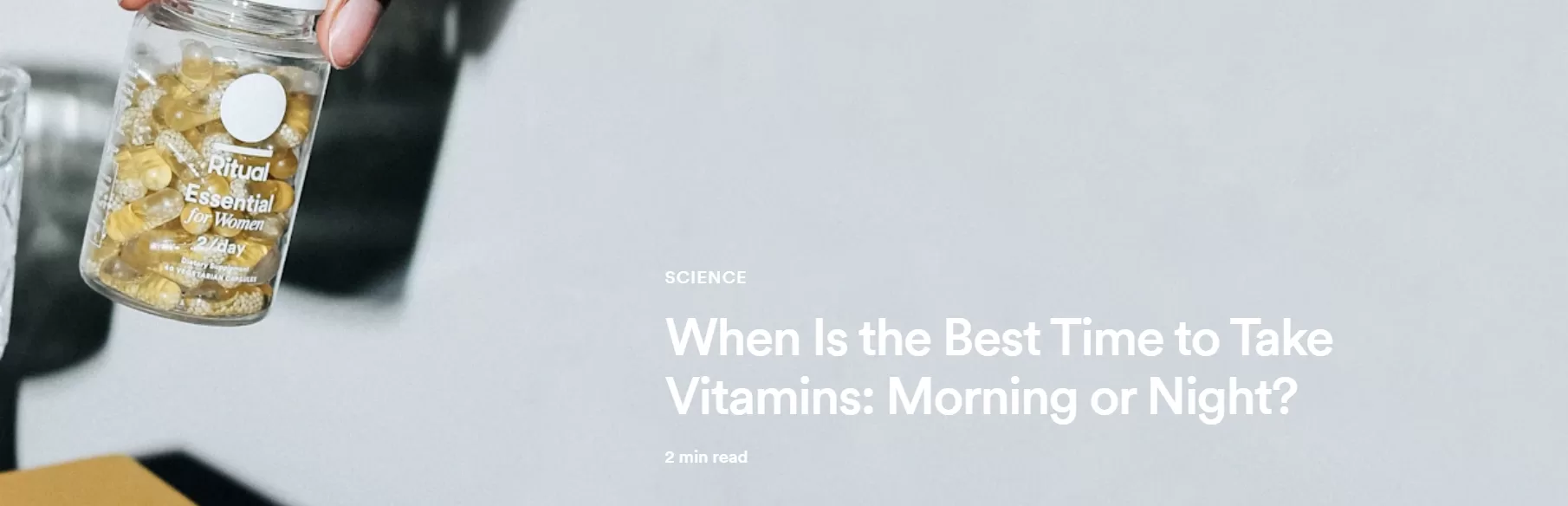 headline examples - headline for vitamin article.