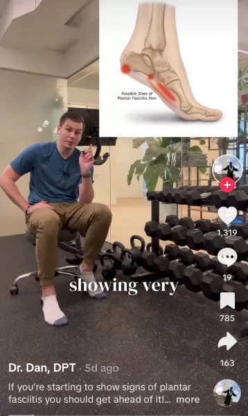 Physical therapy marketing -helpful Instagram post from PT.