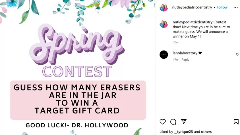 spring promotion ideas - spring social media contest