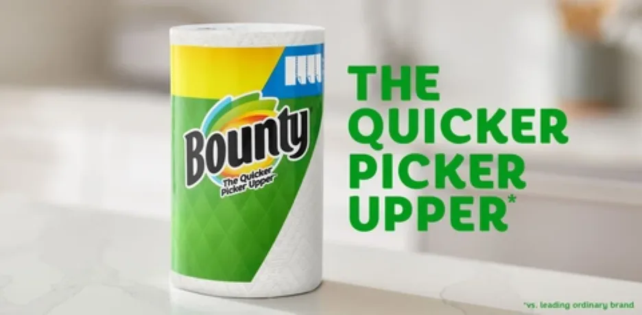 Brand slogans - ad from Bounty.