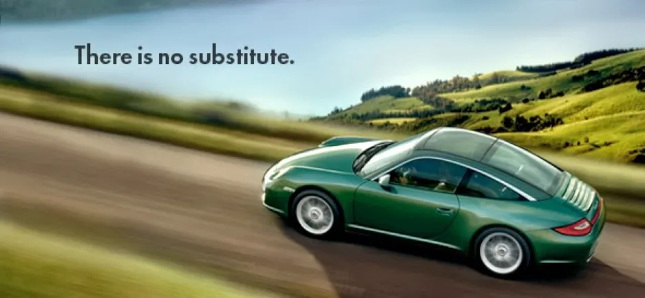 Brand slogans - ad from Porsche.