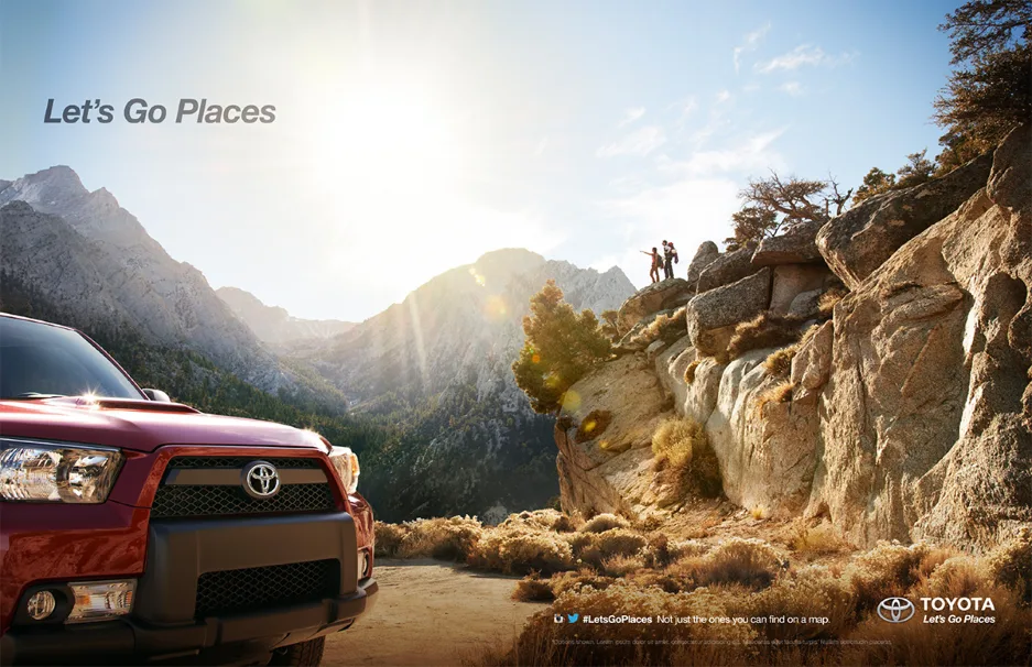 Brand slogans - ad from Toyota.