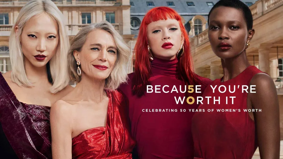 Brand slogans - ad from L'Oreal.