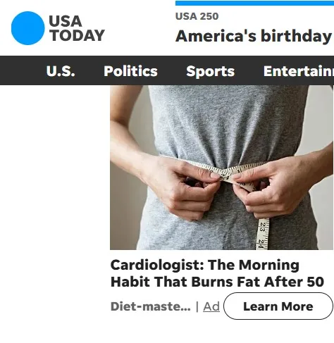 may social media holidays - display ad example