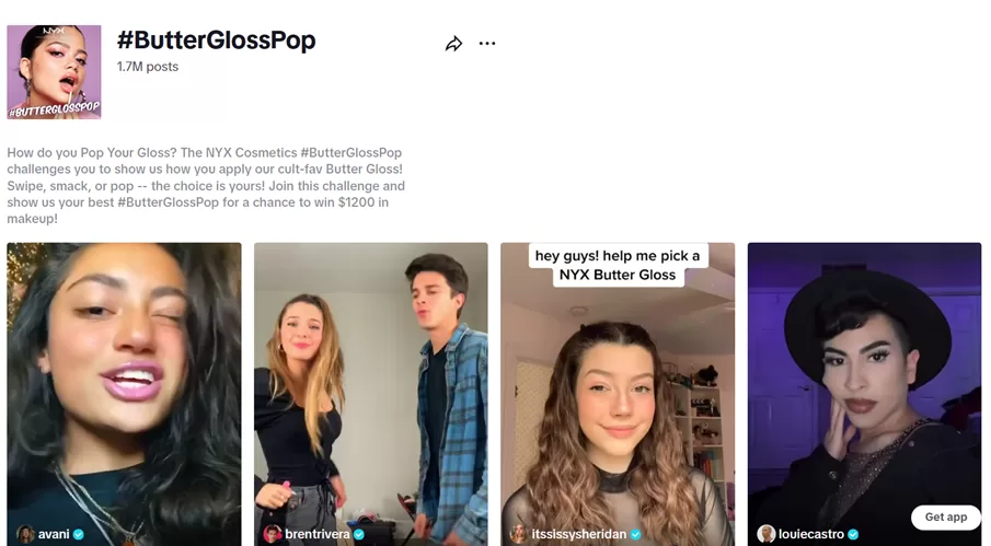 user-generated content example on tiktok