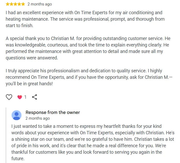 Customer communication - review and reply