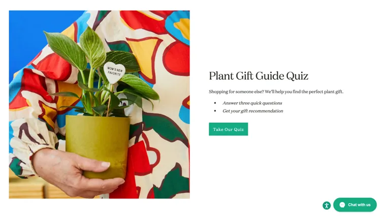 content marketing examples - content marketing quiz screenshot