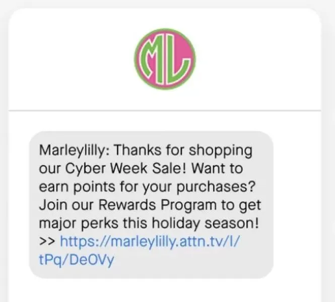 Customer communication - text example