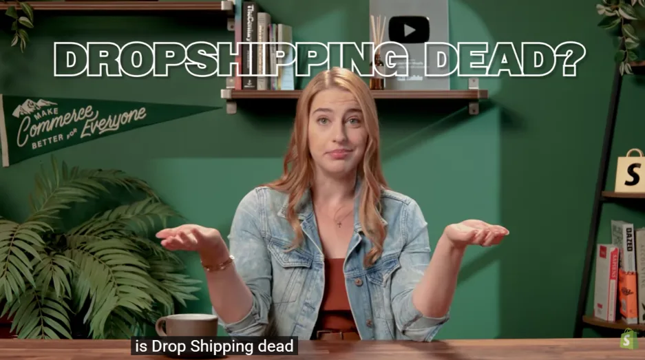 Content marketing for small businesses - drop shipping video