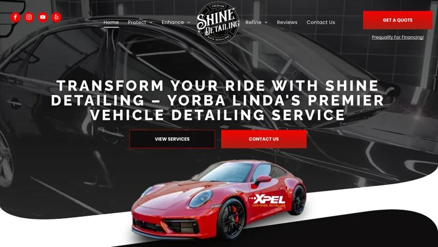 homepage examples - auto