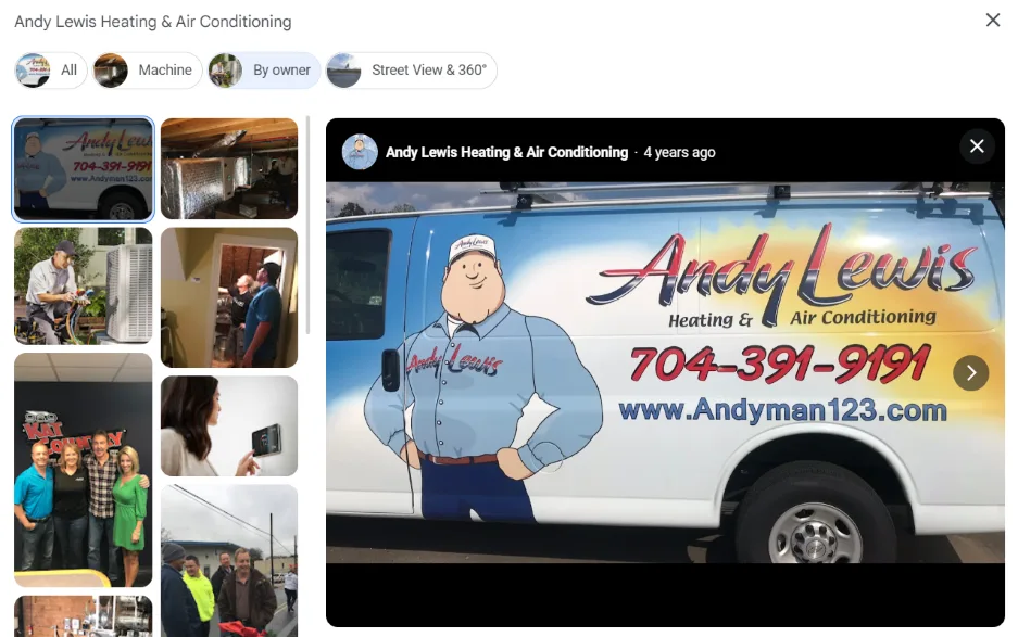Ways you're missing customers - Google profile with images.