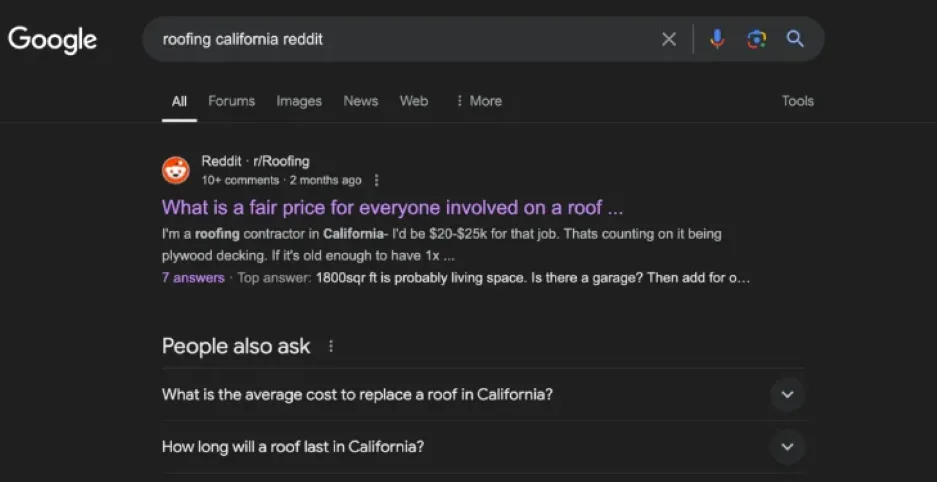 Free marketing ideas - Reddit posts.
