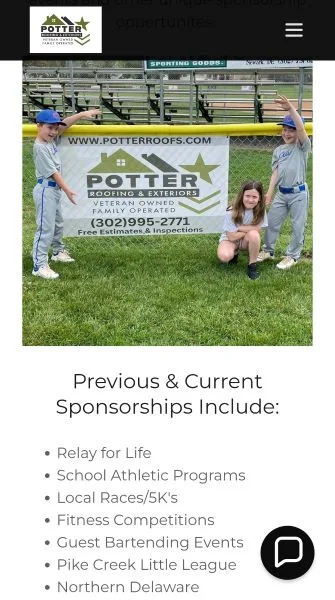 Roofing leads - Roofer partnership page.