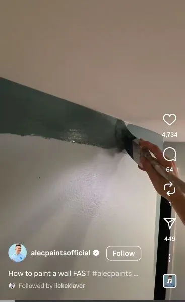 Social media tips - Video on how to paint.