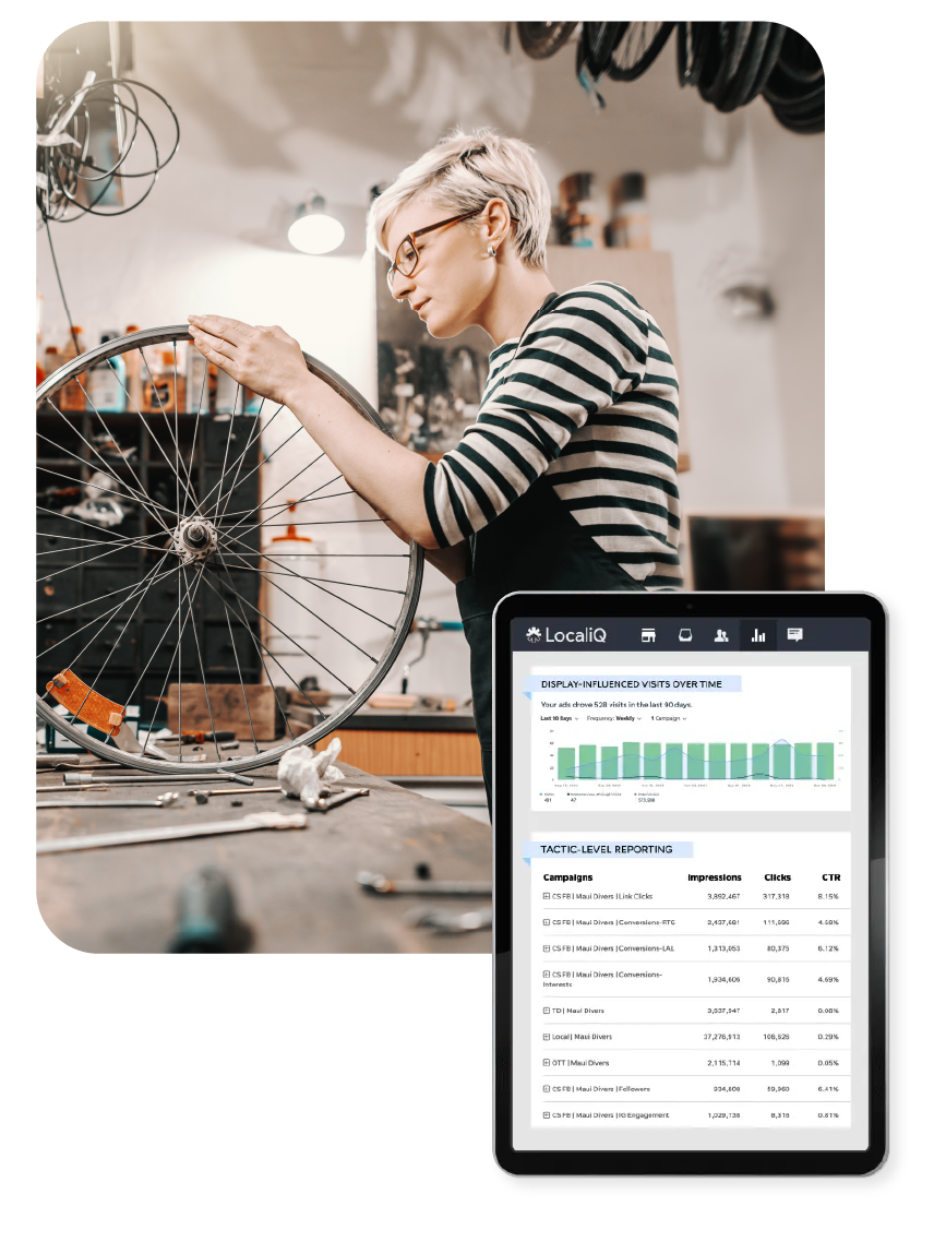 Smartphone showing Google's sponsored ads