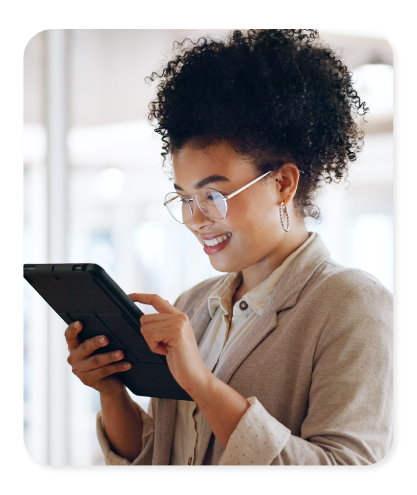 Smartphone showing Google's sponsored ads