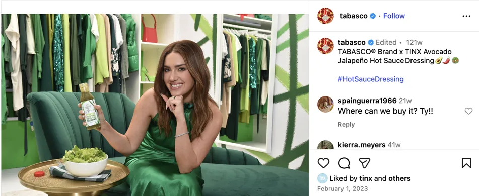 influencer marketing - tinx