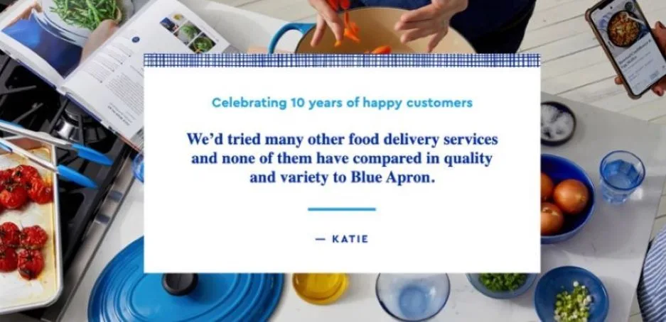 lead conversion strategies - social proof example.