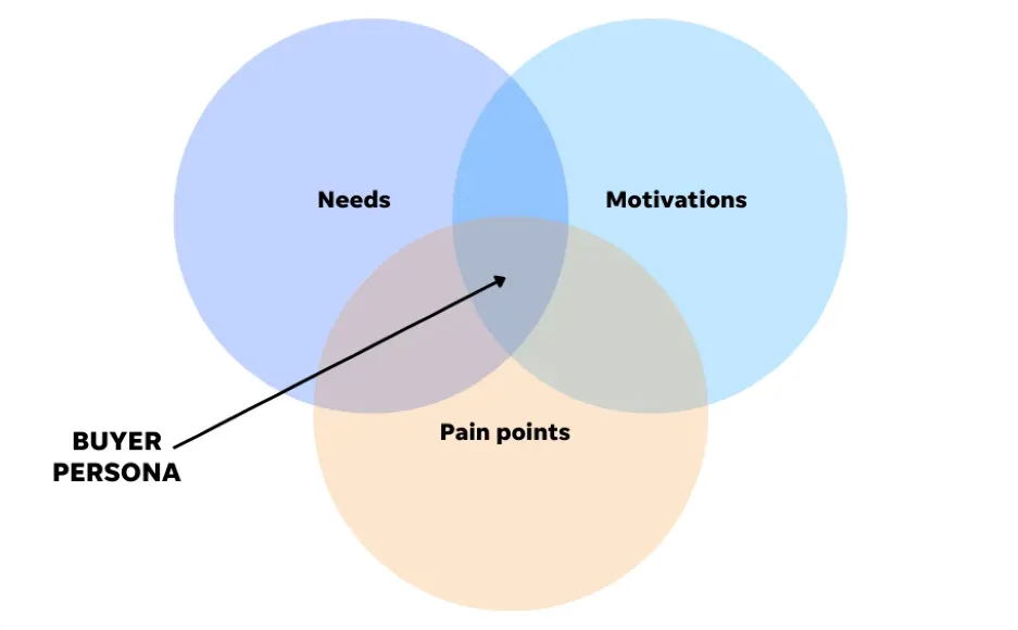 lead conversion strategies - Buyer pesona diagram.