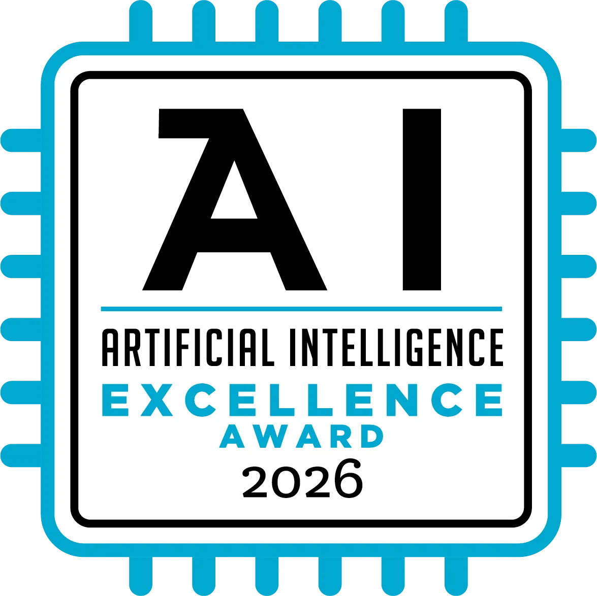 AI-ExcellenceAward-2026 2025 Artificial Intelligence Excellence Award Badge