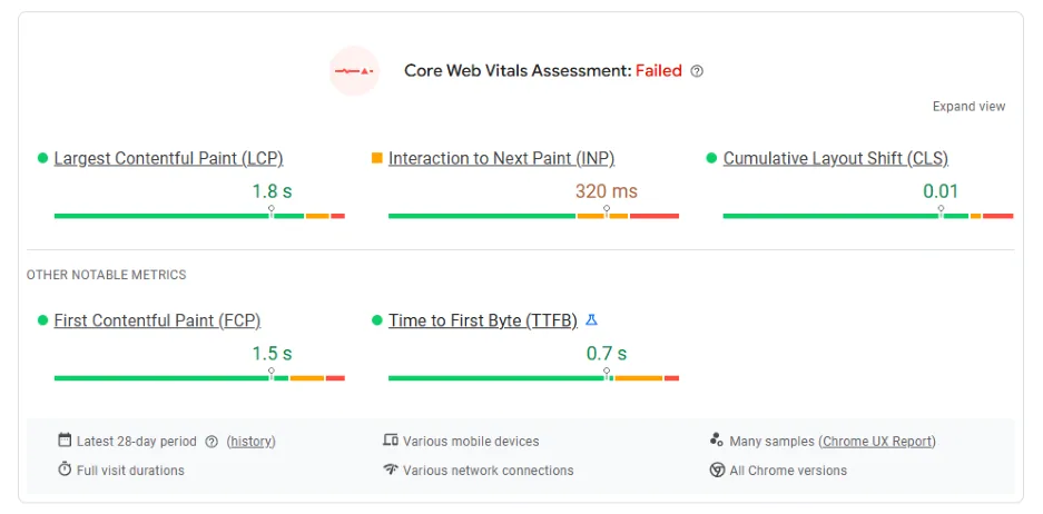 local seo tips - Google PageSpeed Inisghts.