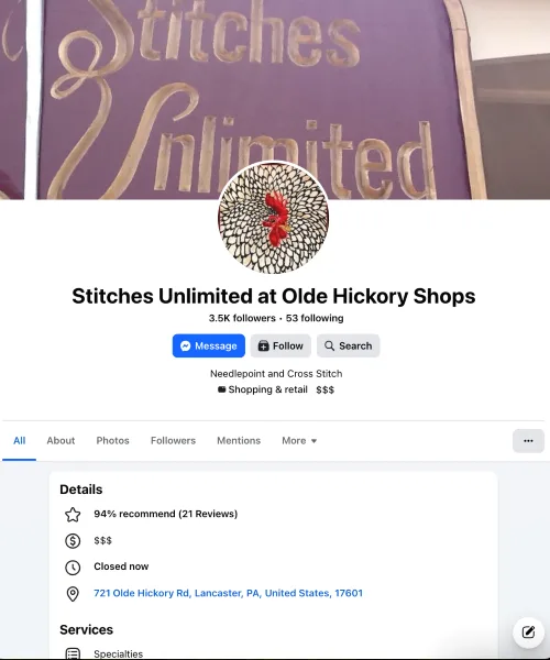 Facebook marketing - Business post.