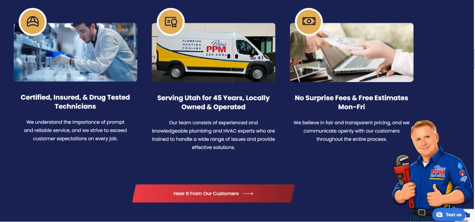 small business websites -trust signals
