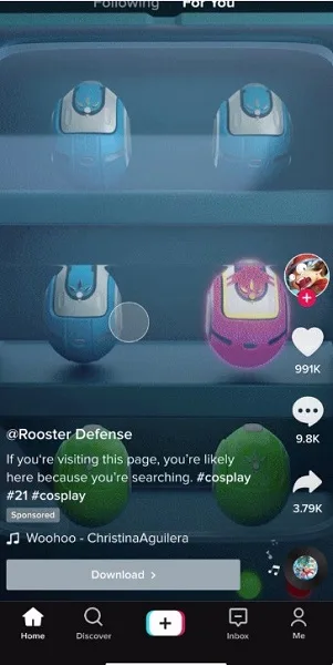 tiktok ad types - spark ad explainer video tiktok screenshot