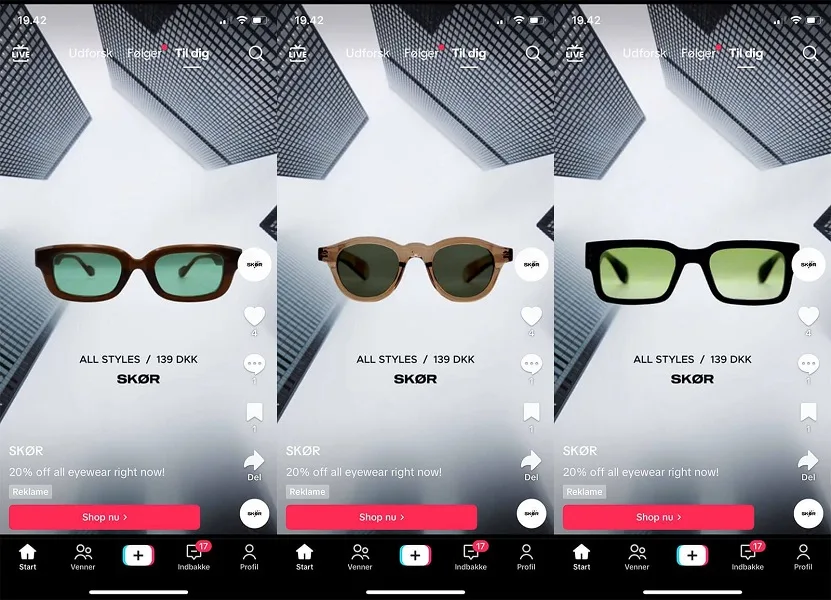 tiktok ad types - catalog ad example
