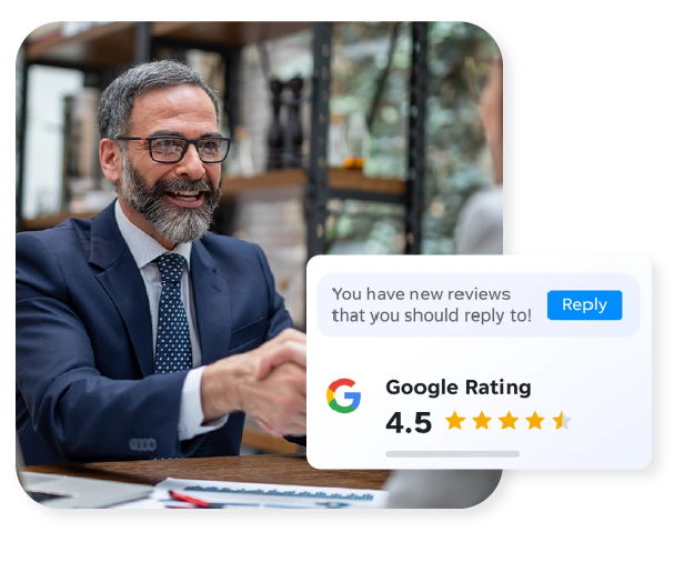 Online ratings and reviews dashboard helping professional services build client trust in New Zealand
