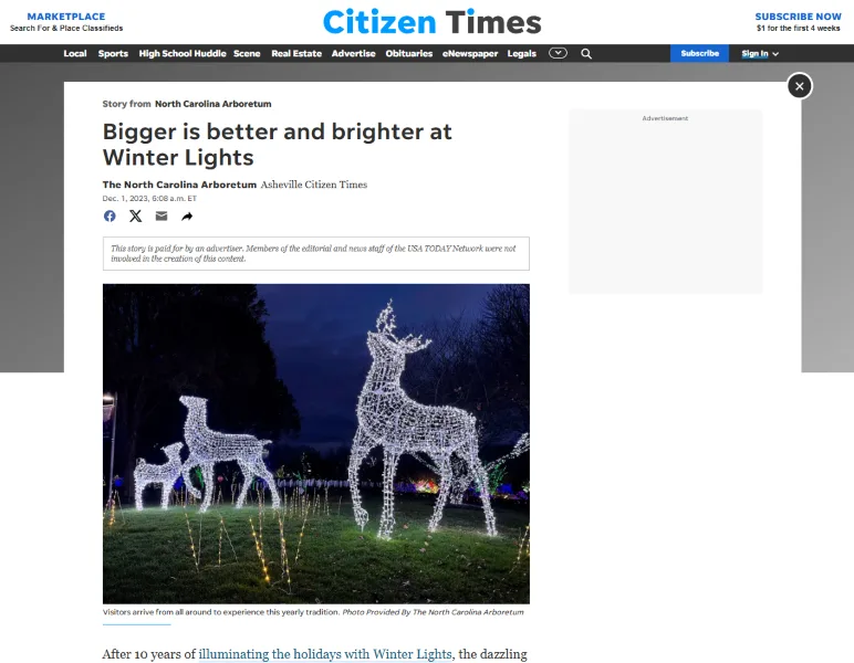 Branded content - tourism content.
