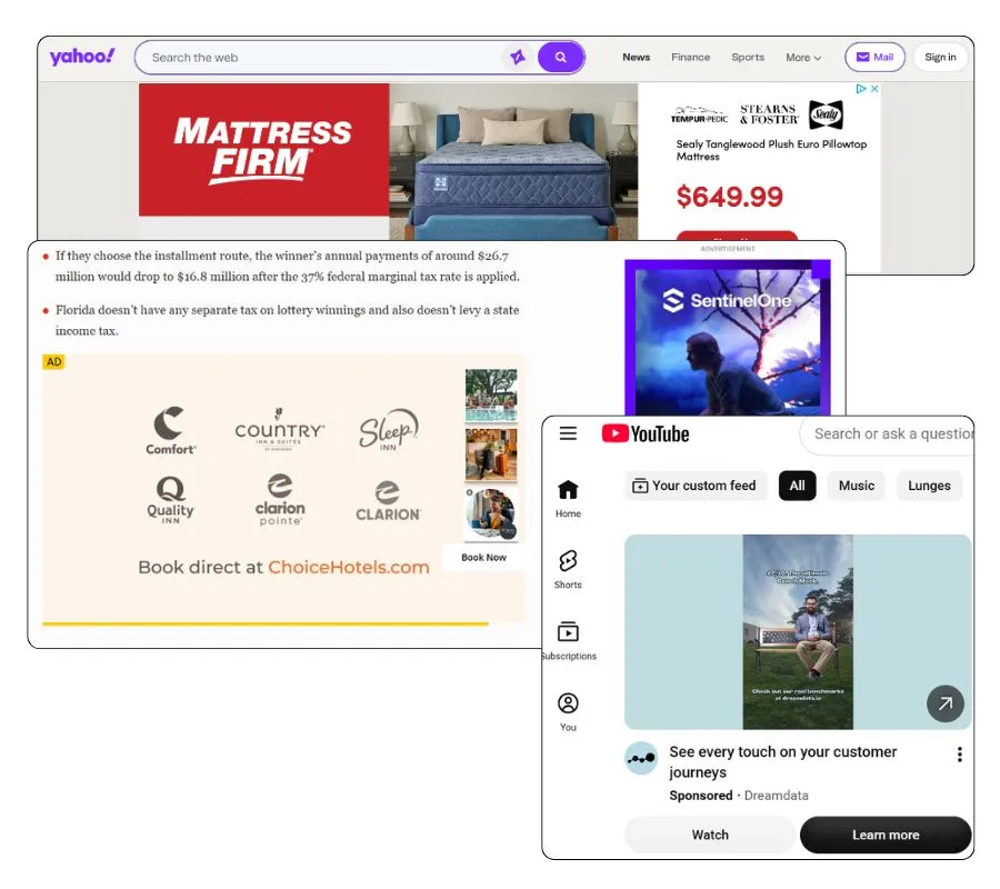 display and video ads benchmarks 2026 - ad examples