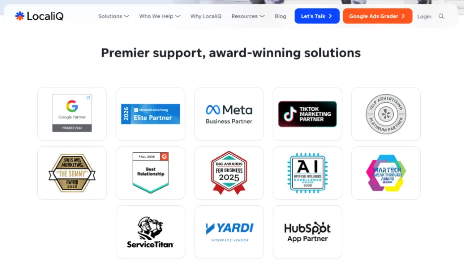 Marketing partner - business logos